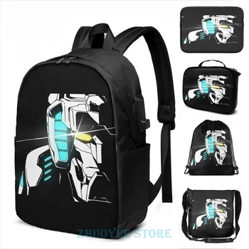 

Funny Graphic print Voltron Legendary Defender! USB Charge Backpack men School bags Women bag Travel laptop bag
