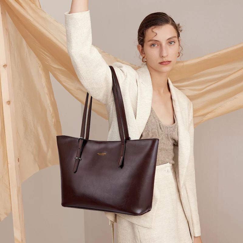 Bolsos para mujer, bolsos de mano de lujo mujer, bolsos de hombro de cuero con asa superior, bolso de mano informal | -