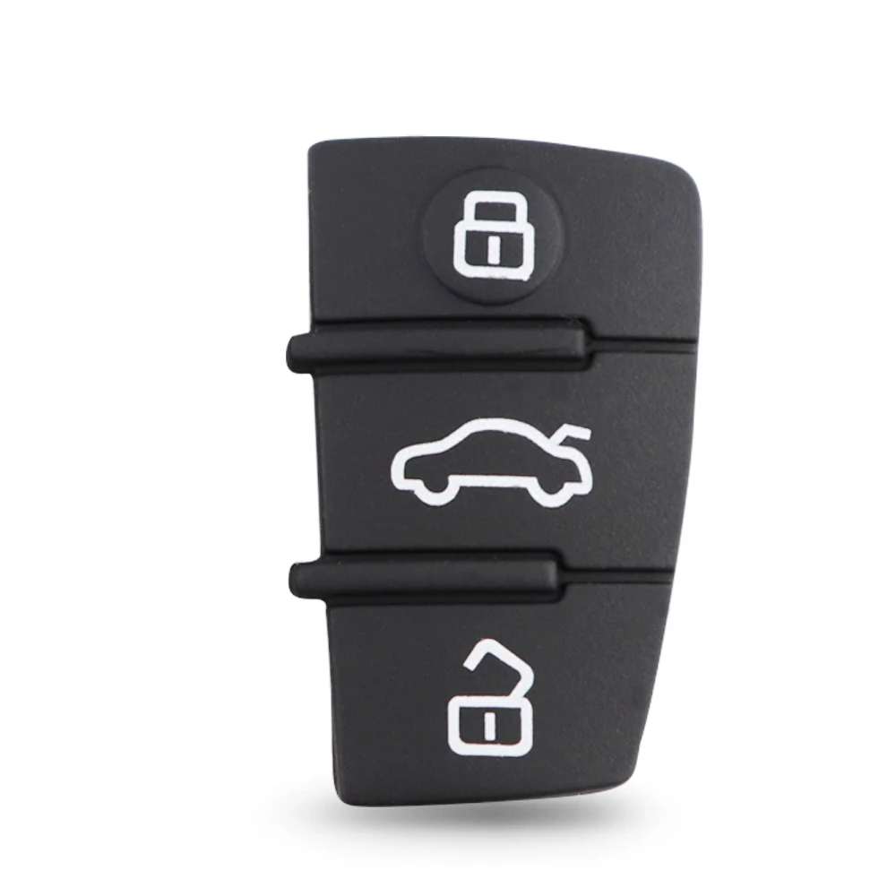 Car Key Shell 3 Button Repair Leather Pad For Audi A6L TT A3 A8 A2 A4 A5 A6 S LINE RS S1 S3 S4 S5 Q3 Remote