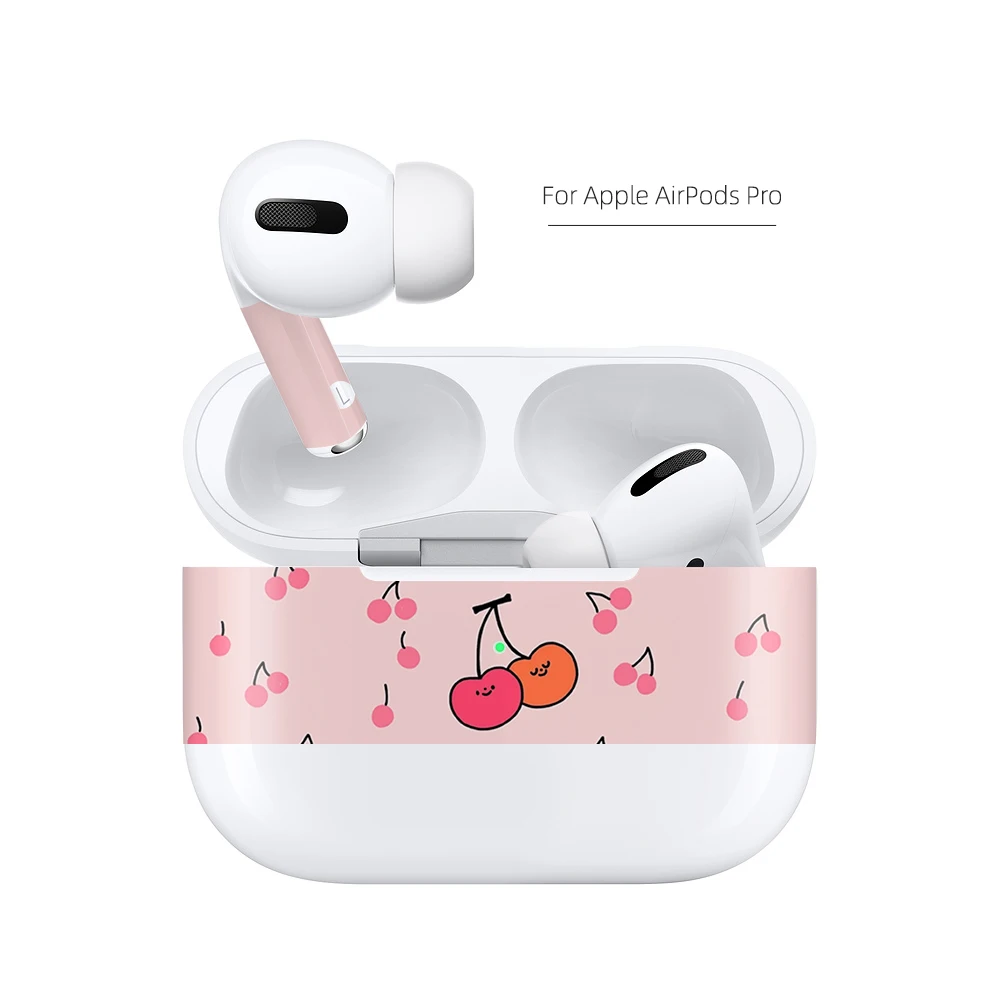 Чехол для airpods pro стикер милый мультфильм Забавный авокадо наклейка пленка аксессуары для airpods pro задняя Пыленепроницаемая кожа