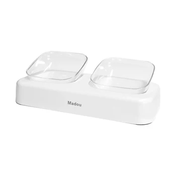 

SMARTPET Pet Cats Durable Bowls Protection Cervical Anti-slip Bottom Removable Washable Cat Food Dish Pet Feeder Water Bowl