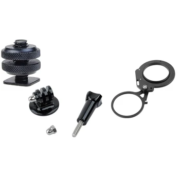 

Adjustable Mini Shoe Mount Adapter + Tripod Mount + Screws & 67mm Diving Swing Wet Lens Flip Diopter Adapter