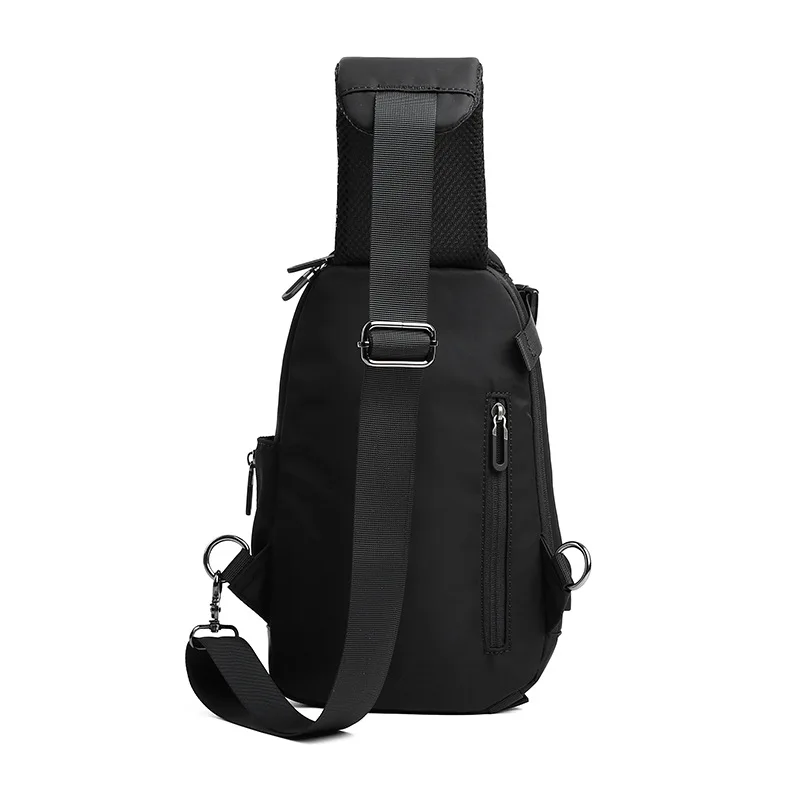 Мужская сумка через плечо Bolso Hombre Sling Bag Bandolera Hombre мальчик нагрудный пакет USB интерфейс Водонепроницаемая нагрудная из ткани Оксфорд сумки Мода