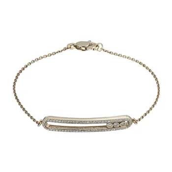

Bracelet red gold with diamonds e0201br06184100