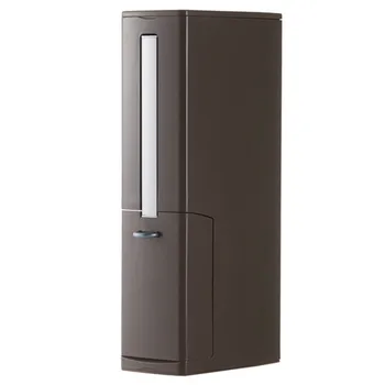 Multifunction Bathroom Cabinets Plastic Trash Can Set With Toilet Brush Bathroom Waste Bin Dustbin Trash Cans Garbage Bucket Bag