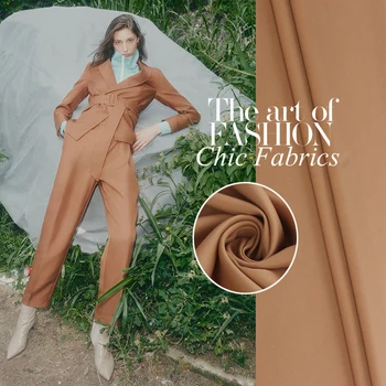 

Nordic Solid Color Thin Light Breathable Polyester Fabric Fashion Modern Simple Design Tela De Algodon Mariage Decoration Ec50ml
