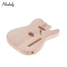 Muslady TL-01T DIY электрогитара корпус липа материал необработанные гитарные тела пользовательский корпус гитары Части