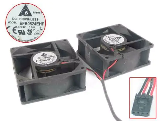 Delta EFB0824EHF B DC 24V 0.35A 80X80X35mm вентилятор охлаждения сервера