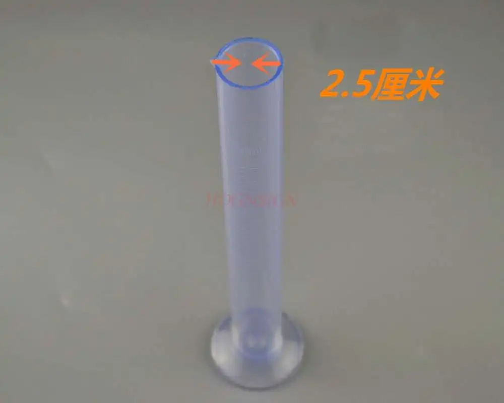 50ml plastic transparent graduated cylinder with graduation