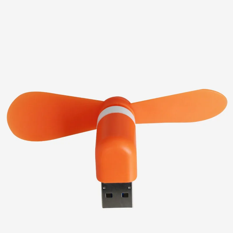 OTG мини-usb вентилятор для Android мобильных телефонов портативных ПК, портативный USB вентилятор с USB и микро USB портами