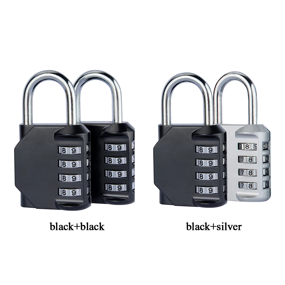 Metal Anti Rust Weather Proof Design Padlock Lock 4 Digit Combination
