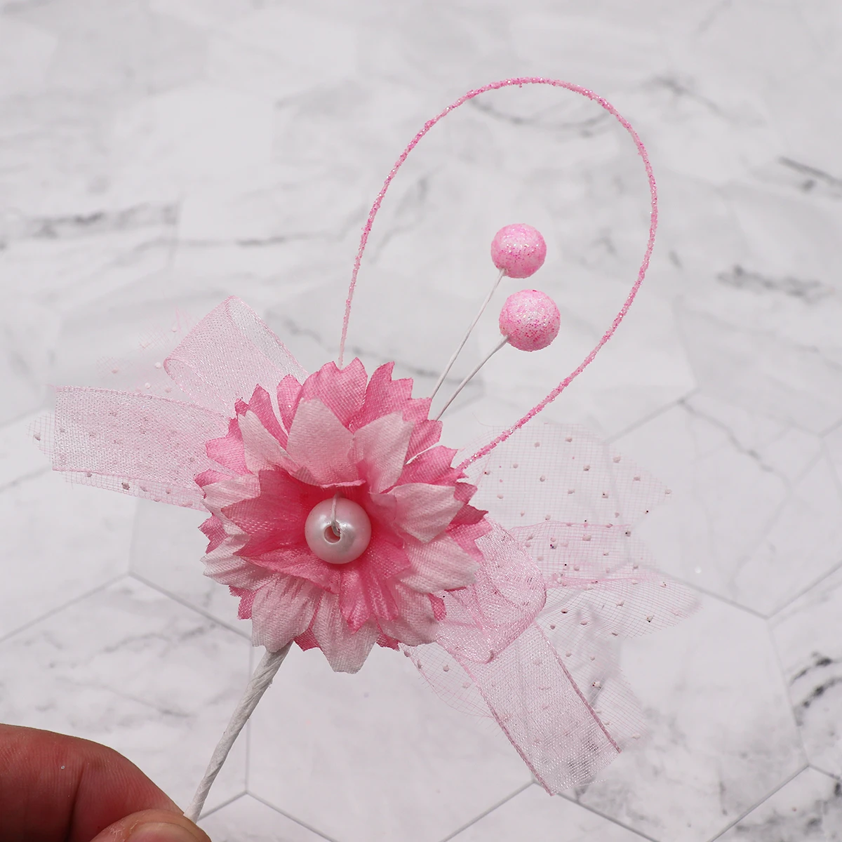 1pcs Foam Lace Rose Handmade Artificial Flowers Bouquet For Wedding Decoration DIY Scrapbooking Decorative Wreath Fake Flowers - Цвет: 9