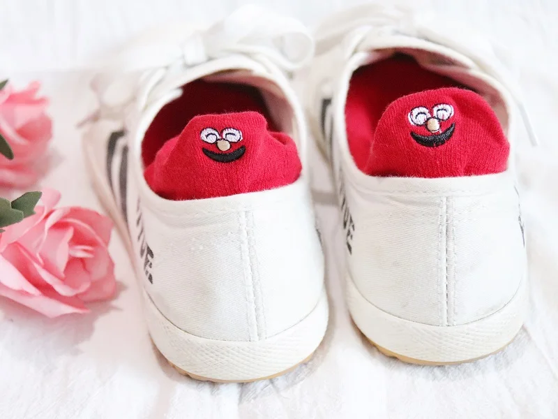 4 пары милые хлопковые носки со смайликом женские забавные цветные harajuku модные