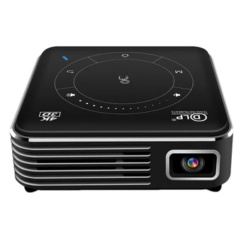 

P11 Portable Mini Projector Support Android 9.0 3D HD Portable 4K 4+32G WIFI Bluetooth DLP Mobile LED Projector EU PLUG