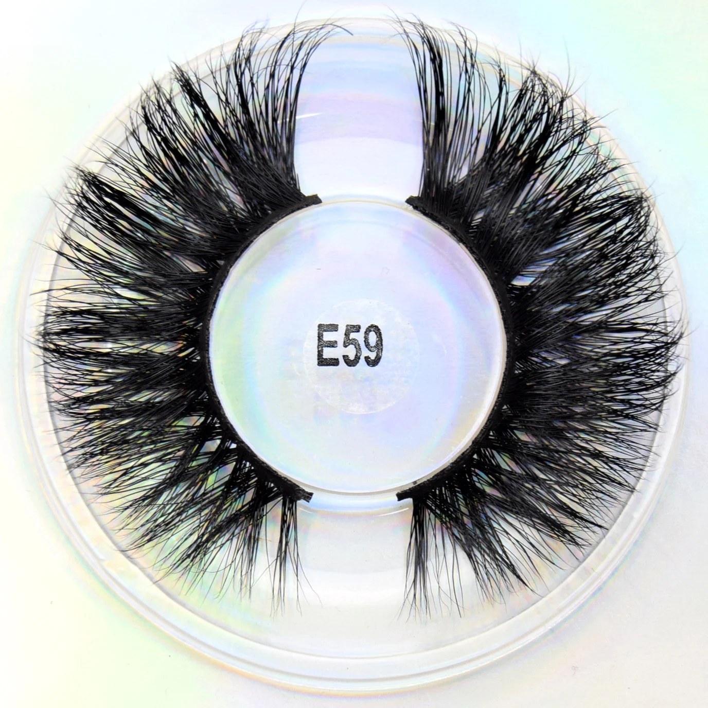 visofree 3d mink lashes natural 25mm lashes for beauty makeup false eyelashes Full Strip lash extension supplies E59