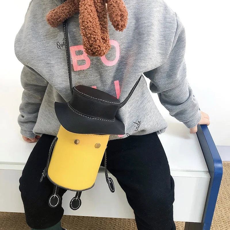 

2020 Spring New Style Fashion Small Cylinder Kids Children Girls Shoulder Bag Mini Accessories Purse Bag Women's