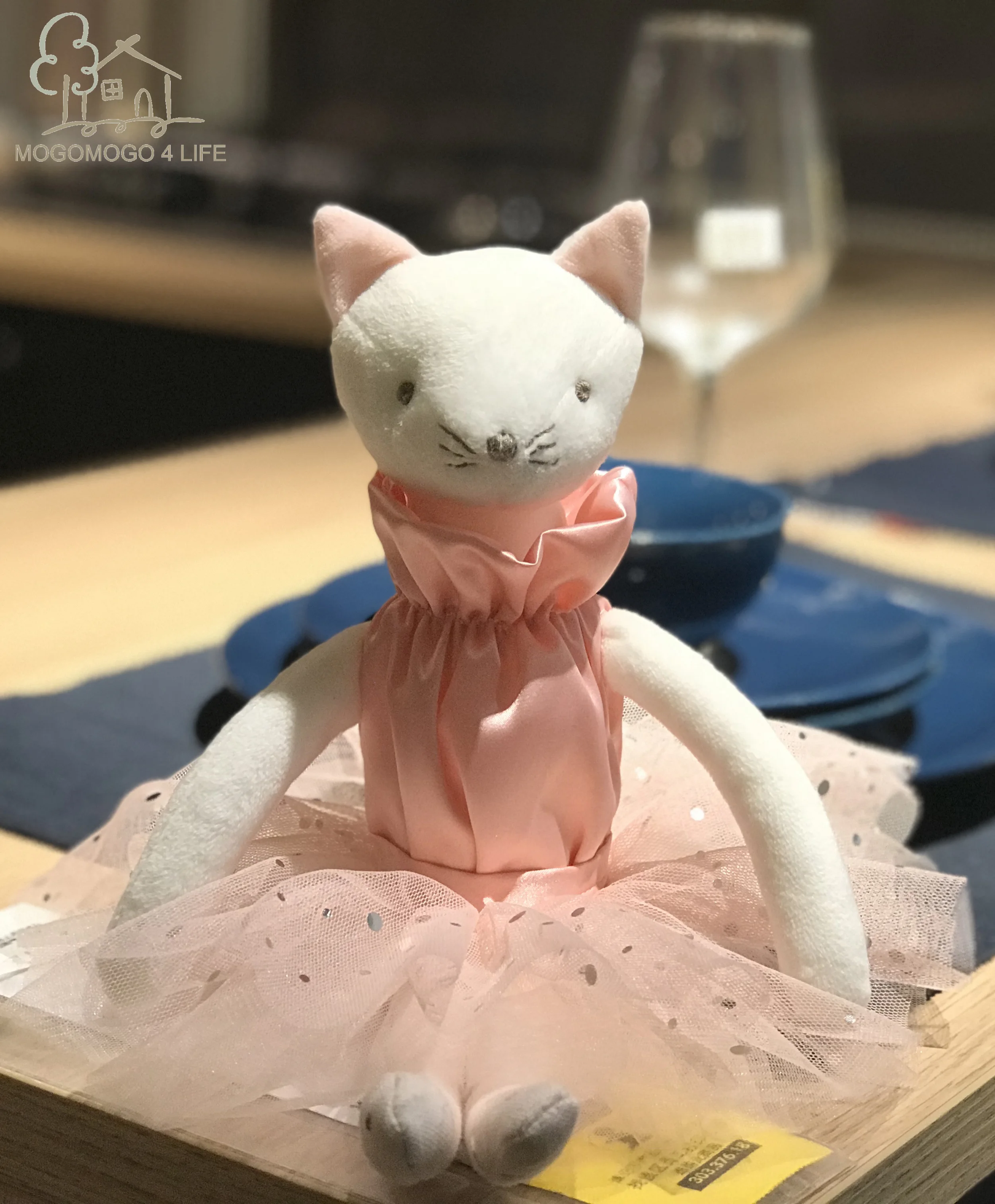 Прекрасный 34 см Кот плюшевые игрушки в платье ручной работы Ститч Kitty мягкие игрушки InTutu для девочек украшения спальни Рождественский подарок для детей