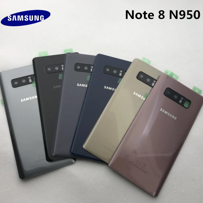 samsung задняя Батарея крышка note8 для samsung Galaxy Note 8 N950 SM-N950F N950FD сзади Стекло чехол