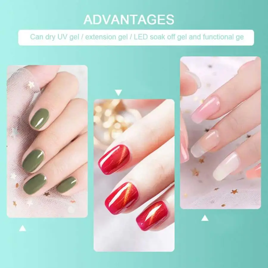 Lamp For Nails 72W Intelligent LED UV Gel Nail Polish Dryer Lamp Fashion Nail Curing Machine Manicure Tool 100-240V Nail Lamps