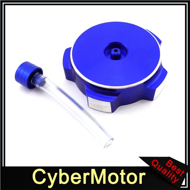 CNC крышка бензобака для 50cc 70cc 90cc 110cc 125cc 140cc 150cc 160cc китайский питовый Байк CRF50 CRF70 Apollo Braaap SSR - Цвет: Blue