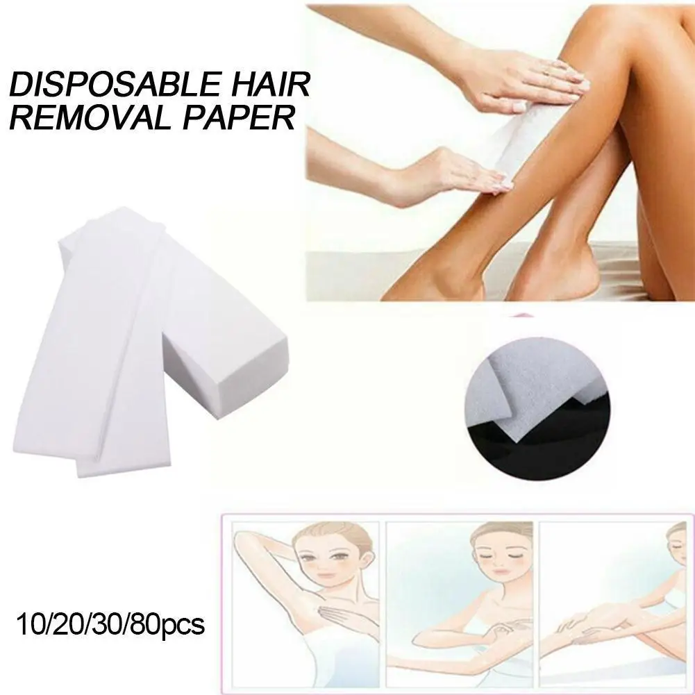 Disposable Hair Removal Wax Strips For Face Body Professional Thickened Non-woven Wax Textured Paper W6T4 2