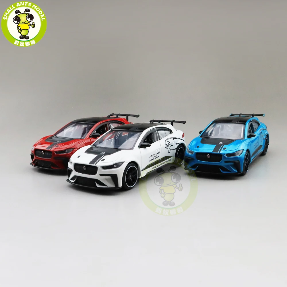 1/36 JACKIEKIM Jaguar I-PACE eTROPHY литой модельный автомобиль игрушки для детей откатные подарки для мальчиков и девочек