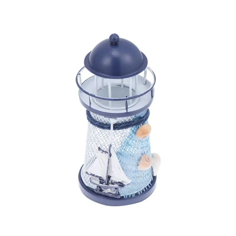 Sailing Boat Style Подсвечник в средиземноморском стиле, подсвечник, железный арт, для свадьбы, вечеринки - Цвет: Sailing Boat Style