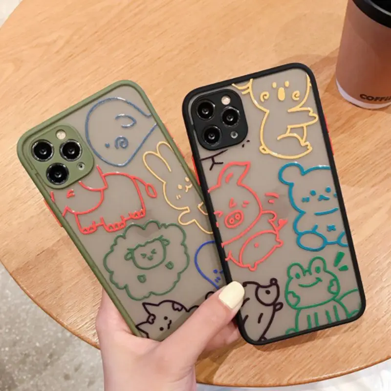Твердые чехлы для телефонов из ТПУ с рисунком Iphone 11 Pro Max чехол 7 8 Plus целлюлозы X Xr