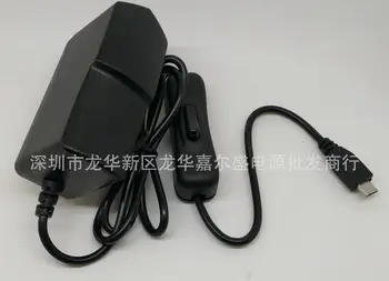 

50pcs 5V 2.5A Power Supply Adapter EU / US / UK / AU Plug Charger with ON/OFF Switch Cable for Raspberry Pi 3B+ /3B