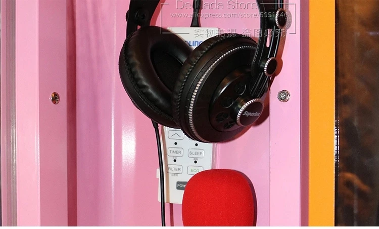 Cheap Coin Operated Game Machine Music Box House Practice Song Singing Room Mini Karaoke Ktv Booth Amusement Arcade Machine (4)