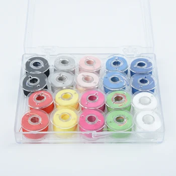 

20 Color Sewing Machine Bobbins Spool Sewing Thread W/ Storage Box Case NEW 2019