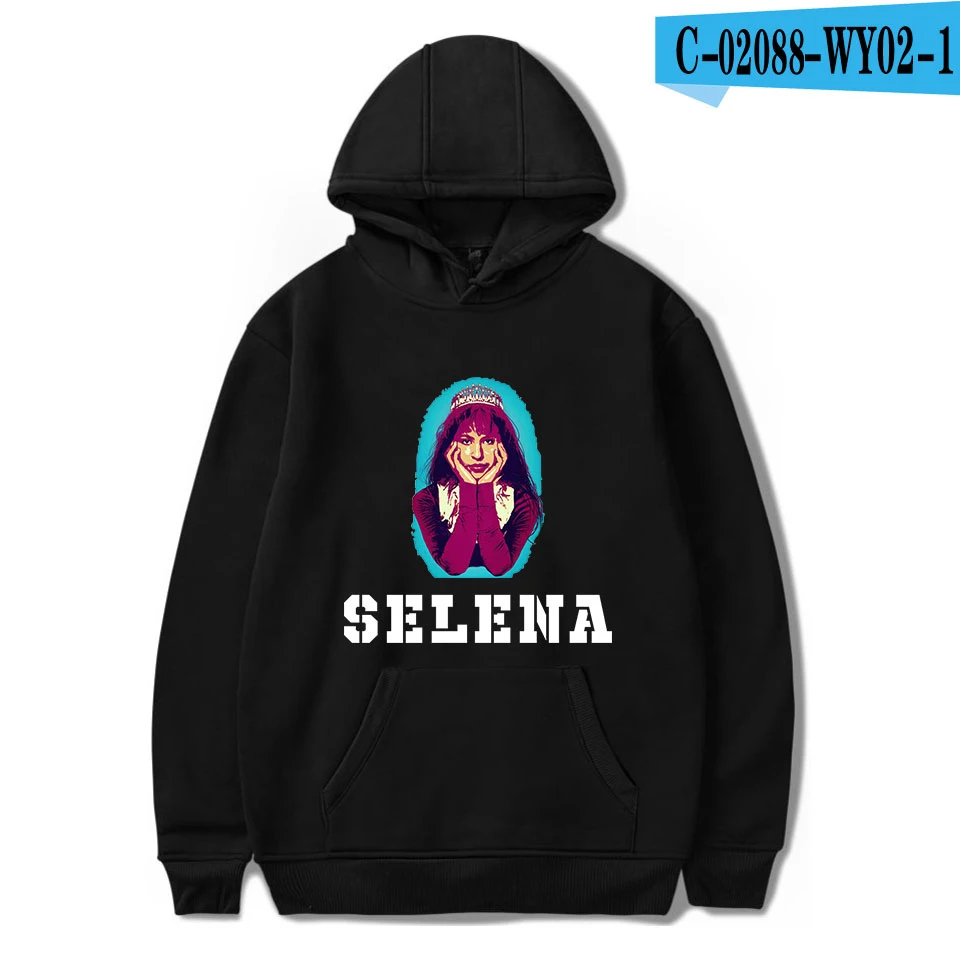 Модные selena quintanilla Горячие белые популярные толстовки для женщин и мужчин повседневная толстовка с капюшоном пуловер зимняя толстовка женская спортивная одежда - Цвет: As picture
