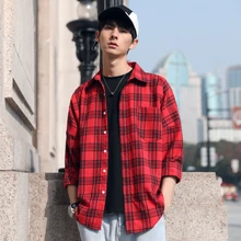 Casual Men Plaid Shirt Spring Autumn Flannel Shirt Men Dress Shirts Fashion Long Sleeve Slim Fit Chemise Homme Cotton Male Shirt Casual Men Plaid Shirt Spring Autumn Flannel Shirt Men Dress Shirts Fashion Long Sleeve Slim Fit Chemise Homme Cotton Male Shirt