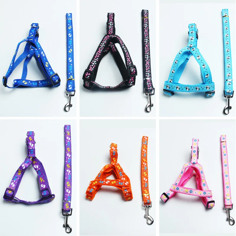 Жилетка-портупея для собак не тянется с принтом щенков чихуахуа маленьких