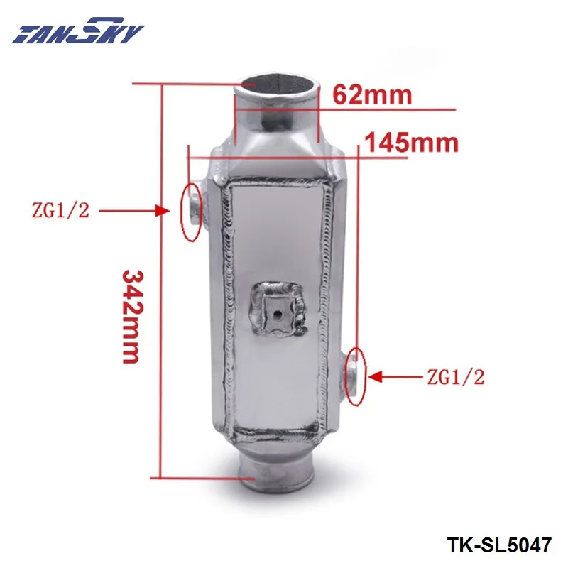 Универсальный полностью алюминиевый турбонагнетатель с передним креплением 13 75