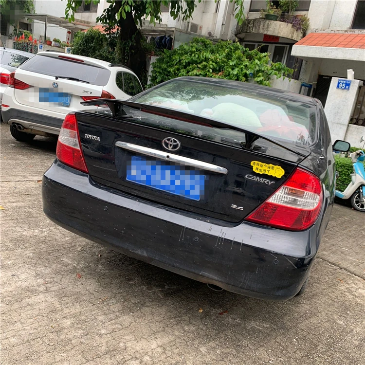 Для Camry спойлер 2001-2005 Toyota Camry TF высококачественный Спойлер ABS Материал заднее крыло праймер цвет задний спойлер