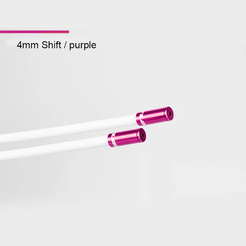 4mm-Purple Высокое качество, 2 шт., CNC тормозной кабель, колпачок, велосипедный кабель переключения, наконечники для MTB, дорожный велосипедный переключатель, тормозной кабель, корпус, Торцевая крышка - Цвет: 4mm-Purple