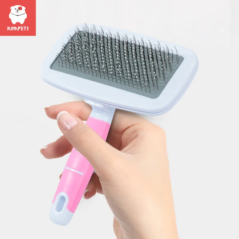 KIMPETS-suministros de peine para mascotas, dispositivo de pelo para gatos, cepillo de pelo para perros, cepillo para quitar el pelo especial