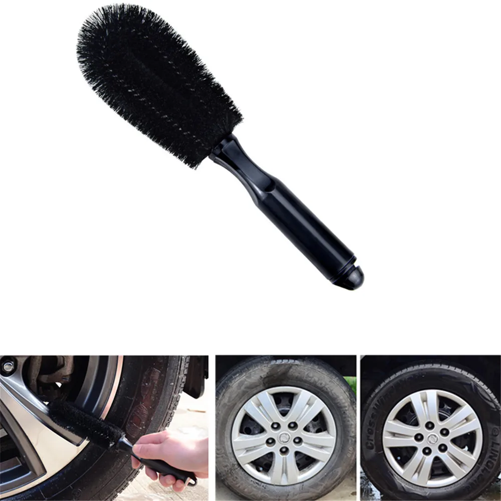 

Car Wash Wheel Brush PP Handle Vehicle Cleaning Wheel Rim Tire Washing Brush Tool For Auto Truck Motorcycle Care Styling