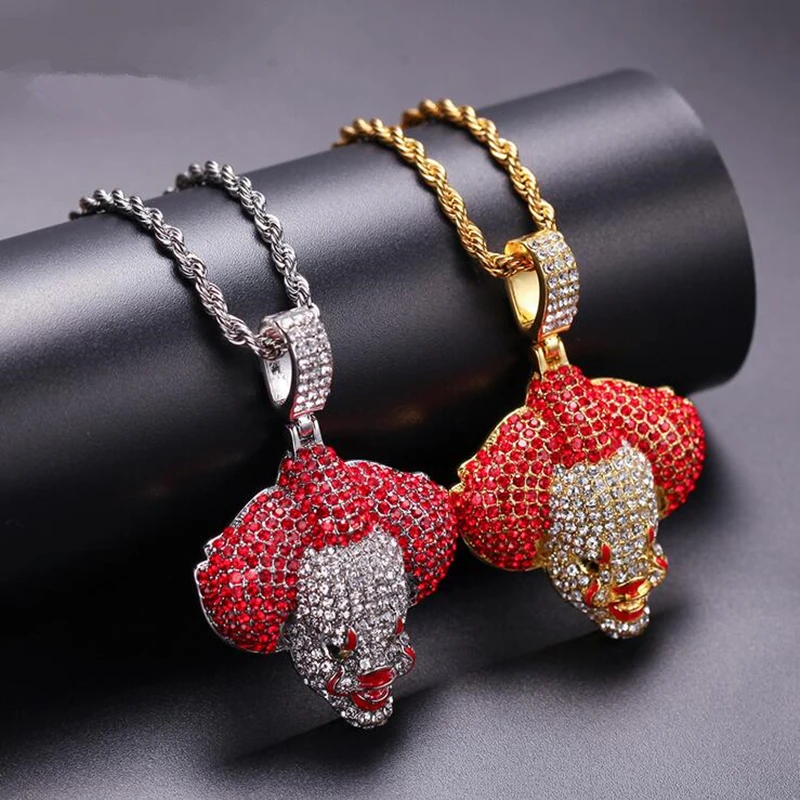 

Movie It: Chapter Two Pennywise Mask Necklace Pendant Cosplay Jewelry Prop