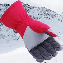 Лыжные перчатки супер теплые для зимы на открытом воздухе лыжные велосипедные снегоходы езда сноуборд аксессуары водонепроницаемые перчатки Лыжные рукавицы