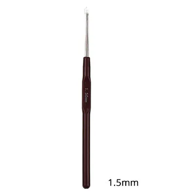 1.5mm Looen 0,5 мм-2,5 мм крючки для вязания крючком Швейные аксессуары 1 шт. кружева вплетать в пряжу спицы haaknaalden инструменты для изготовления подарка «сделай сам» 16 размер - Цвет: 1.5mm