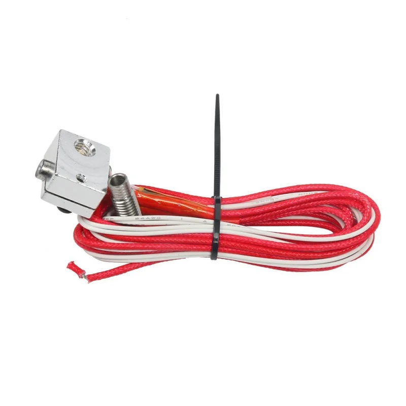 Запчасти для 3D-принтера 12 В/40 Вт V6 Hotend тефлоновая трубка комплект 0,4/1,75 мм j-головка дистанционного экструдера с охлаждающим вентилятором