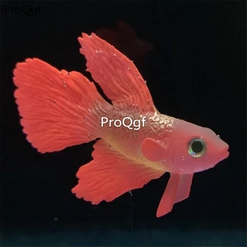 

Ngryise 2Pcs fake artificial Poecilia reticulata fighting fish