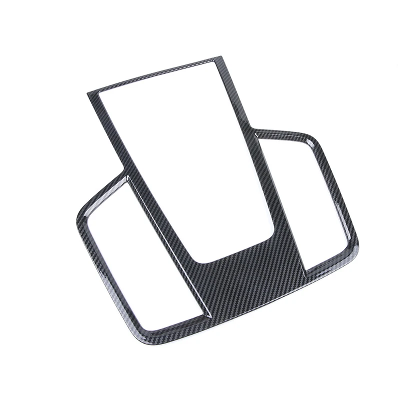 Carbon fiber ABS Для Porsche Cayenne Матовый ABS углеродное волокно приборная панель средняя консоль динамик крышка отделка воздуха на выходе отделка рамки - Название цвета: Carbon fiber ABS