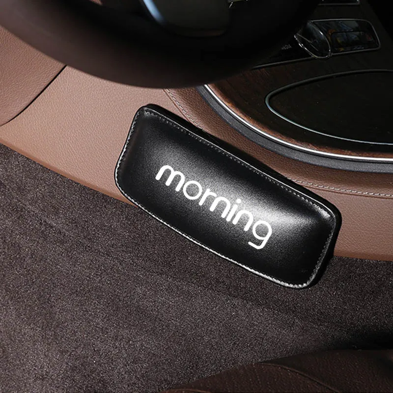 Высокое качество кожа ноги подушки наколенники для KIA Morning аксессуары двери автомобиля Arm pad
