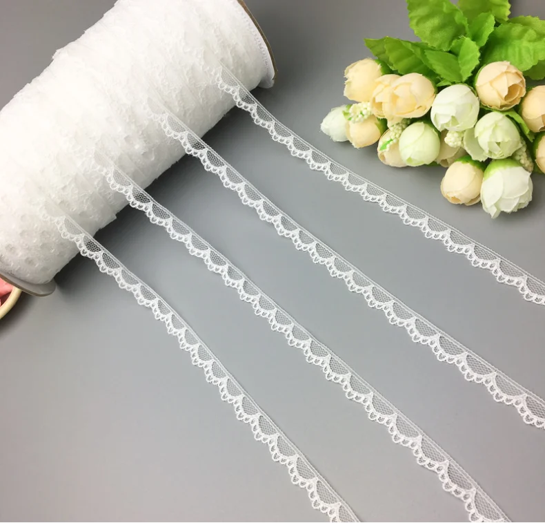 10 Yards/lot Width 1cm Smooth Lace Ribbon Handicraft Embroidery Lace Trim Fabric DIY Sewing Garment Accessories lace fabric lace ribbon lace garment accessories lace sewing supplies lace accessories lace sewing accessories clothing craft accessories