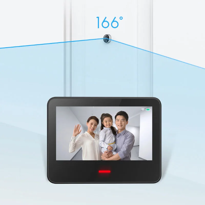 От Xiaomi youpin Xiaomo умный видео дверной звонок кошачий глаз HD ночное видение лицо