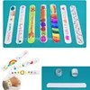 12 Pcs DIY Blank Slap Bracelets Party Favors Easter Gifts for Kids Art Craft Kindergarten Drop Shipping 1
