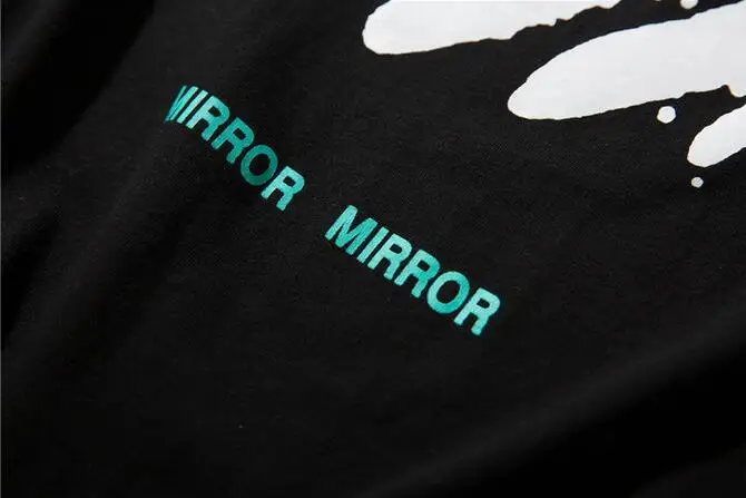 Новинка Off-White OW косая полоска унисекс пара влюбленных моделей хлопок Мода Круглый вырез короткий рукав Футболка